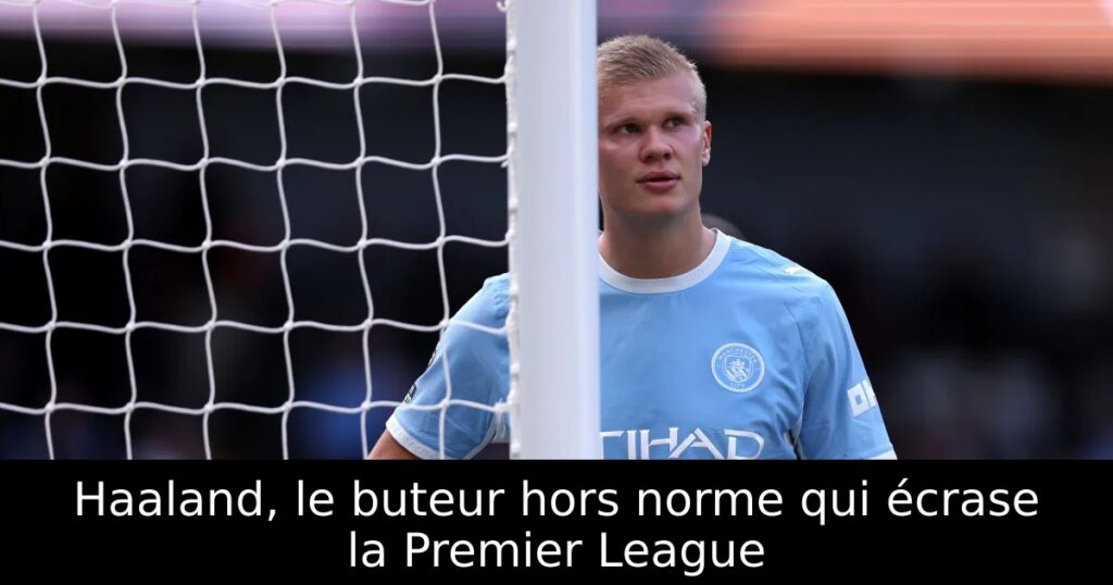 Haaland, le buteur hors norme qui écrase la Premier League