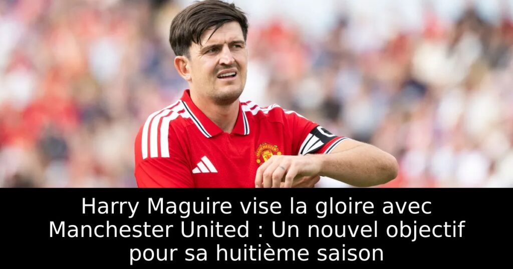 Harry Maguire vise la gloire avec Manchester United : Un nouvel objectif pour sa huitième saison