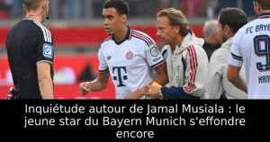 Inquiétude autour de Jamal Musiala : le jeune star du Bayern Munich s&rsquo;effondre encore