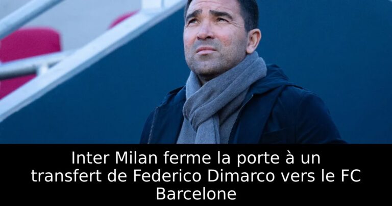 Inter Milan ferme la porte à un transfert de Federico Dimarco vers le FC Barcelone