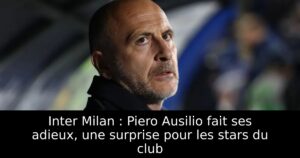 Inter Milan : Piero Ausilio fait ses adieux, une surprise pour les stars du club