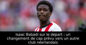 Isaac Babadi sur le départ : un changement de cap prévu vers un autre club néerlandais