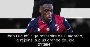 Jhon Lucumì : « Je m&rsquo;inspire de Cuadrado, je rejoins la plus grande équipe d&rsquo;Italie »