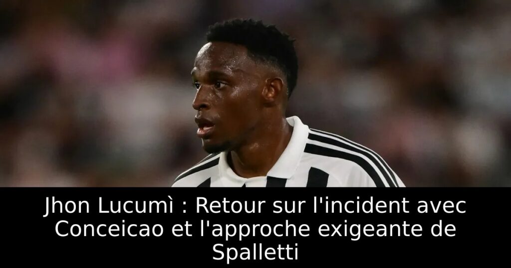 Jhon Lucumì : Retour sur l&rsquo;incident avec Conceicao et l&rsquo;approche exigeante de Spalletti