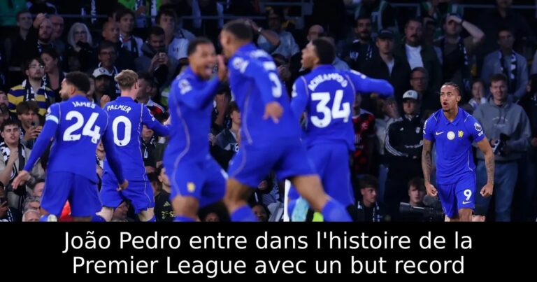 João Pedro entre dans l'histoire de la Premier League avec un but record