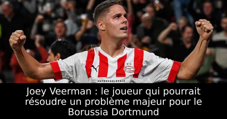 Joey Veerman : le joueur qui pourrait résoudre un problème majeur pour le Borussia Dortmund