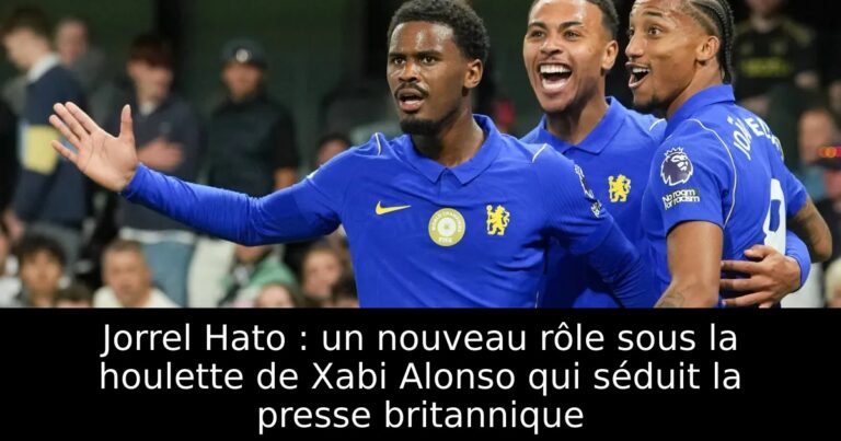 Jorrel Hato : un nouveau rôle sous la houlette de Xabi Alonso qui séduit la presse britannique