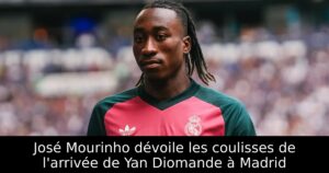 José Mourinho dévoile les coulisses de l&rsquo;arrivée de Yan Diomande à Madrid
