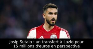 Josip Sutalo : un transfert à Lazio pour 15 millions d&rsquo;euros en perspective