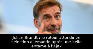 Julian Brandt : le retour attendu en sélection allemande après une belle entame à l&rsquo;Ajax