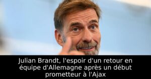 Julian Brandt, l&rsquo;espoir d&rsquo;un retour en équipe d&rsquo;Allemagne après un début prometteur à l&rsquo;Ajax