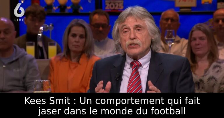 Kees Smit : Un comportement qui fait jaser dans le monde du football