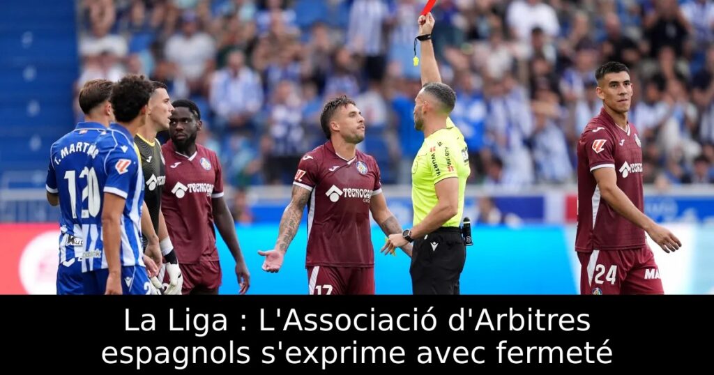 La Liga : L&rsquo;Associació d&rsquo;Arbitres espagnols s&rsquo;exprime avec fermeté
