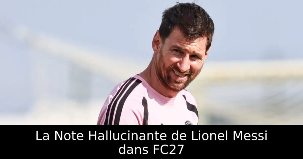La Note Hallucinante de Lionel Messi dans FC27