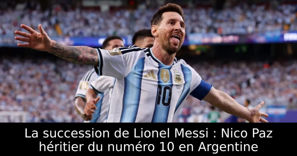 La succession de Lionel Messi : Nico Paz héritier du numéro 10 en Argentine