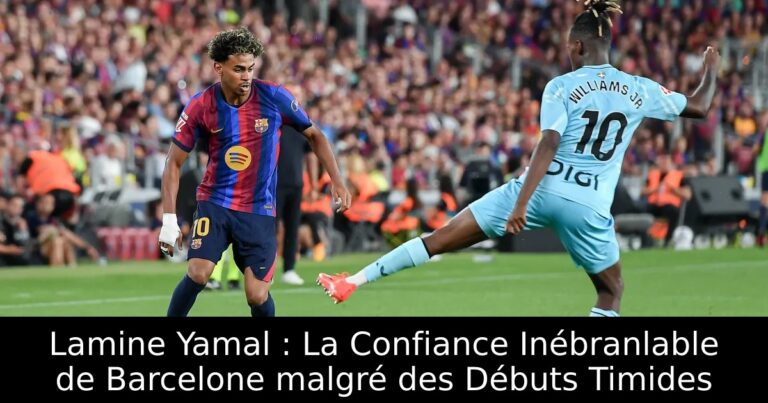 Lamine Yamal : La Confiance Inébranlable de Barcelone malgré des Débuts Timides
