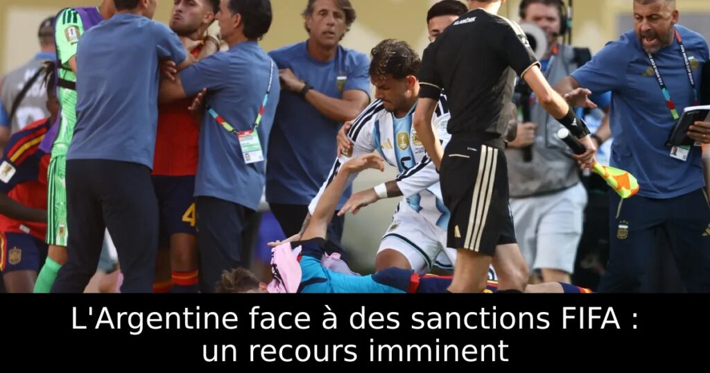L&rsquo;Argentine face à des sanctions FIFA : un recours imminent