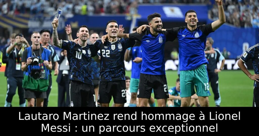 Lautaro Martinez rend hommage à Lionel Messi : un parcours exceptionnel