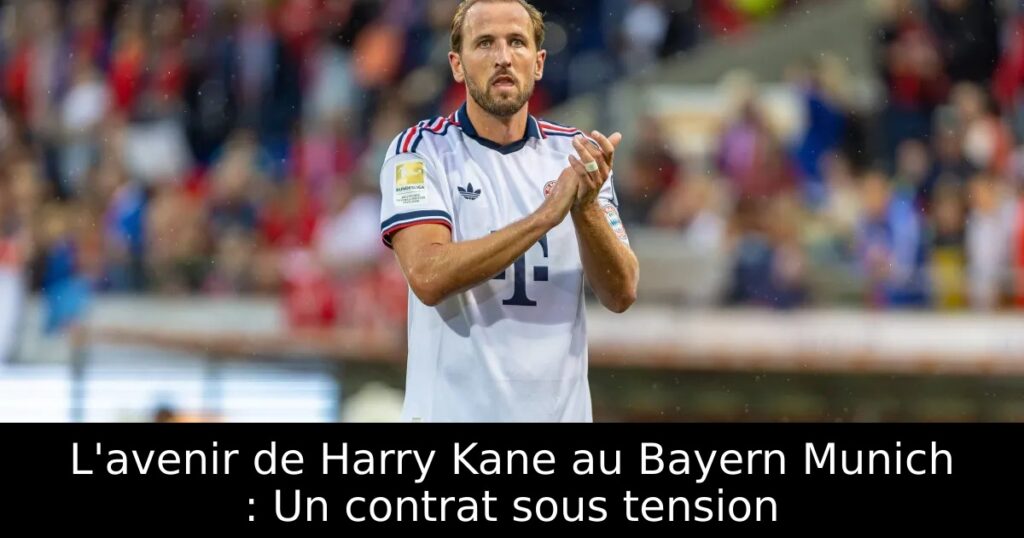 L&rsquo;avenir de Harry Kane au Bayern Munich : Un contrat sous tension