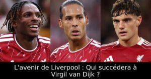 L&rsquo;avenir de Liverpool : Qui succédera à Virgil van Dijk ?