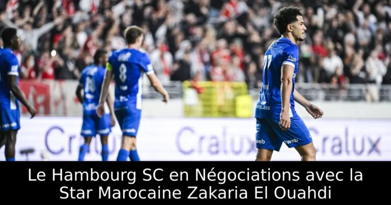 Le Hambourg SC en Négociations avec la Star Marocaine Zakaria El Ouahdi