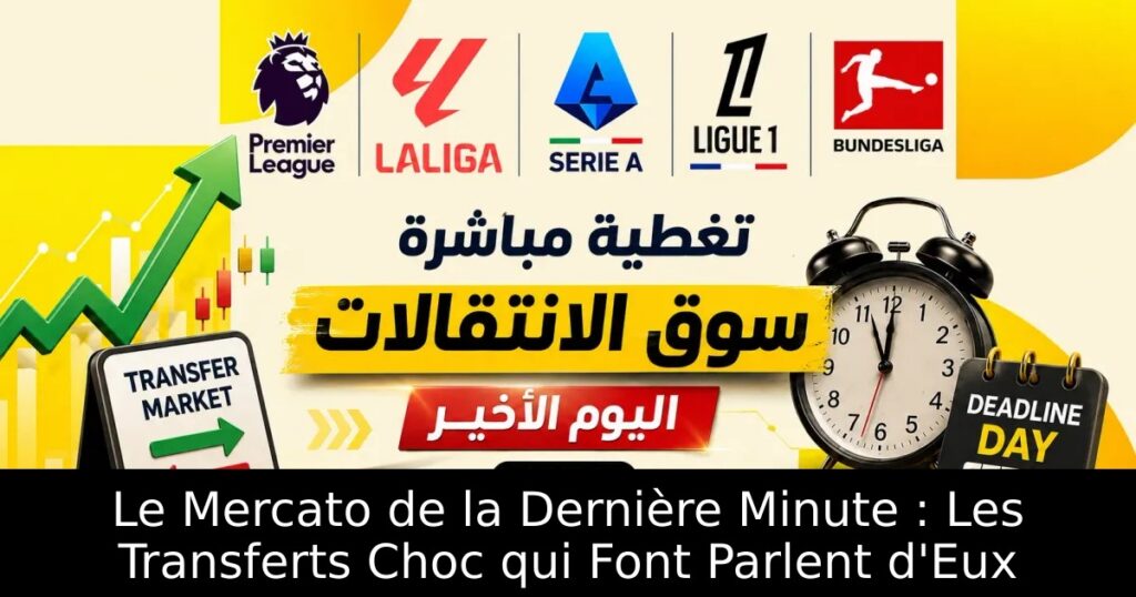 Le Mercato de la Dernière Minute : Les Transferts Choc qui Font Parlent d&rsquo;Eux