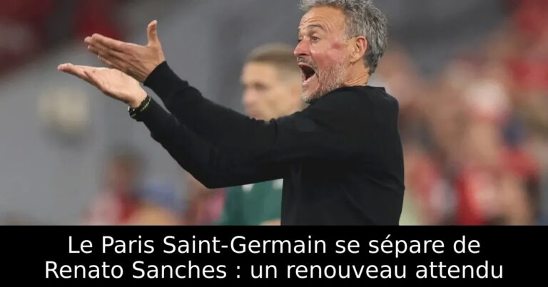 Le Paris Saint-Germain se sépare de Renato Sanches : un renouveau attendu