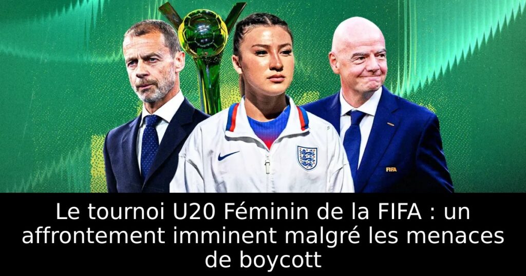 Le tournoi U20 Féminin de la FIFA : un affrontement imminent malgré les menaces de boycott