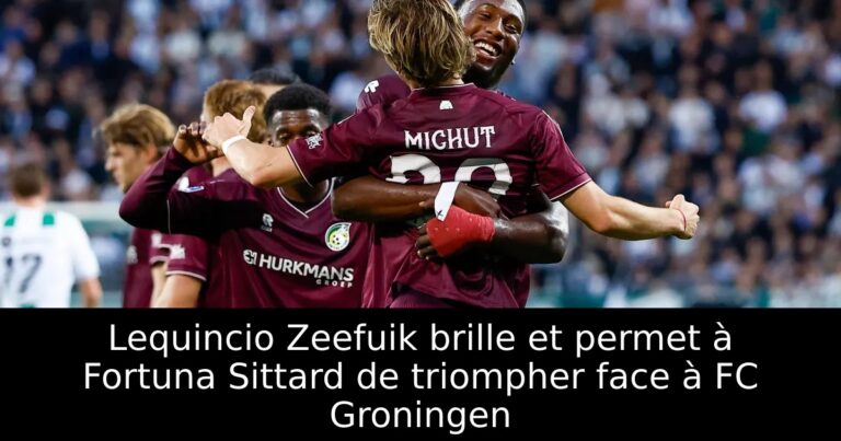 Lequincio Zeefuik brille et permet à Fortuna Sittard de triompher face à FC Groningen