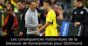 Les conséquences inattendues de la blessure de Konstantelias pour Dortmund