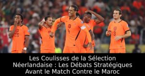 Les Coulisses de la Sélection Néerlandaise : Les Débats Stratégiques Avant le Match Contre le Maroc