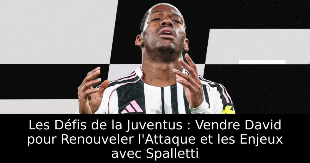 Les Défis de la Juventus : Vendre David pour Renouveler l&rsquo;Attaque et les Enjeux avec Spalletti