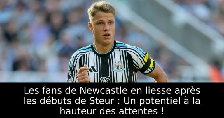 Les fans de Newcastle en liesse après les débuts de Steur : Un potentiel à la hauteur des attentes !