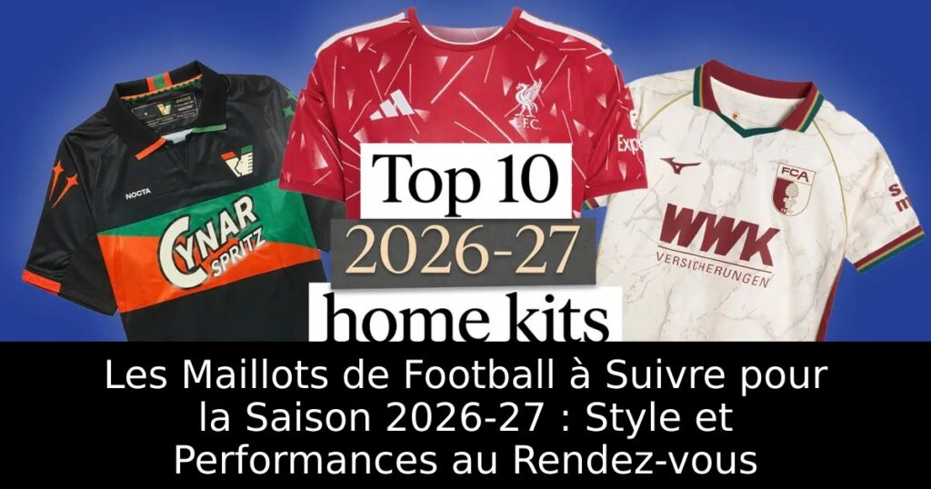 Les Maillots de Football à Suivre pour la Saison 2026-27 : Style et Performances au Rendez-vous