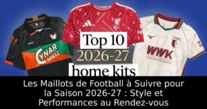 Les Maillots de Football à Suivre pour la Saison 2026-27 : Style et Performances au Rendez-vous