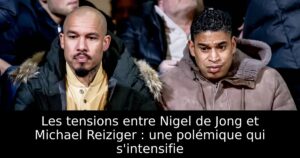 Les tensions entre Nigel de Jong et Michael Reiziger : une polémique qui s&rsquo;intensifie