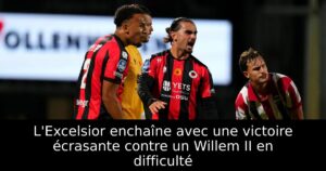 L&rsquo;Excelsior enchaîne avec une victoire écrasante contre un Willem II en difficulté
