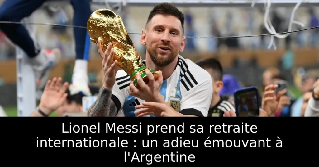 Lionel Messi prend sa retraite internationale : un adieu émouvant à l&rsquo;Argentine
