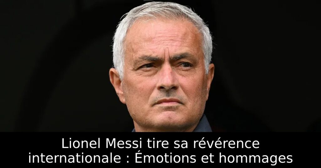 Lionel Messi tire sa révérence internationale : Émotions et hommages