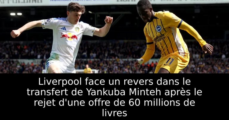 Liverpool face un revers dans le transfert de Yankuba Minteh après le rejet d'une offre de 60 millions de livres
