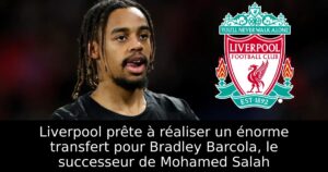 Liverpool prête à réaliser un énorme transfert pour Bradley Barcola, le successeur de Mohamed Salah