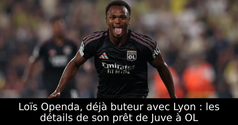 Loïs Openda, déjà buteur avec Lyon : les détails de son prêt de Juve à OL