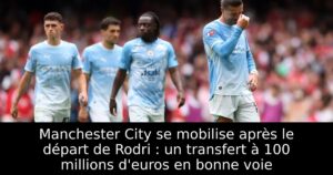 Manchester City se mobilise après le départ de Rodri : un transfert à 100 millions d&rsquo;euros en bonne voie