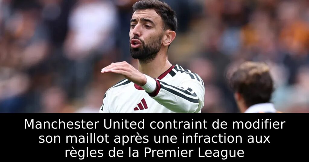 Manchester United contraint de modifier son maillot après une infraction aux règles de la Premier League