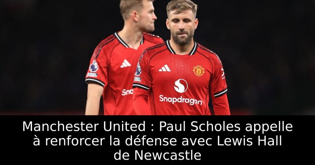 Manchester United : Paul Scholes appelle à renforcer la défense avec Lewis Hall de Newcastle