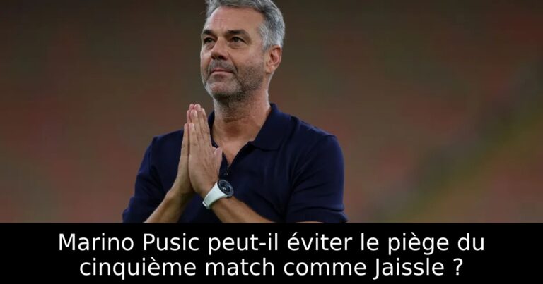 Marino Pusic peut-il éviter le piège du cinquième match comme Jaissle ?
