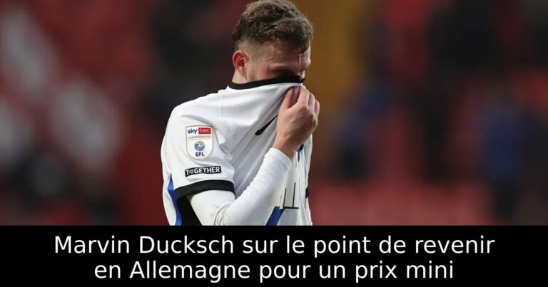 Marvin Ducksch sur le point de revenir en Allemagne pour un prix mini