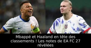 Mbappé et Haaland en tête des classements ! Les notes de EA FC 27 révélées