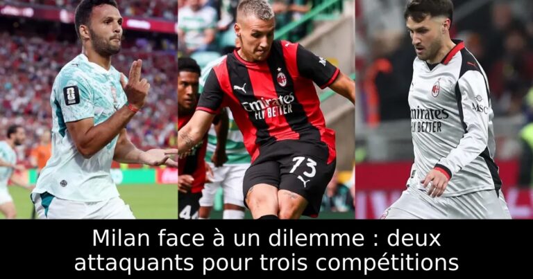 Milan face à un dilemme : deux attaquants pour trois compétitions