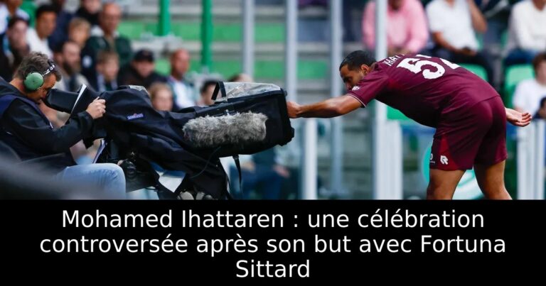 Mohamed Ihattaren : une célébration controversée après son but avec Fortuna Sittard